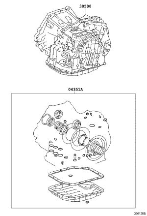 Transmission Assembly 30500-12D30 for Toyota Corolla