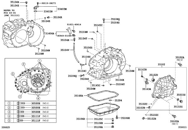 Flexible Hose Bracket Sub-Assembly 31406-33020 for Toyota Avalon