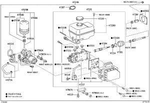 Brake Master Cylinder Piston 47026-60090 for Toyota 4Runner