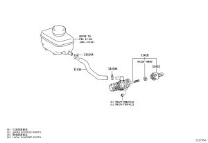 Clutch Master Cylinder 31420-26201 for Toyota Hiace