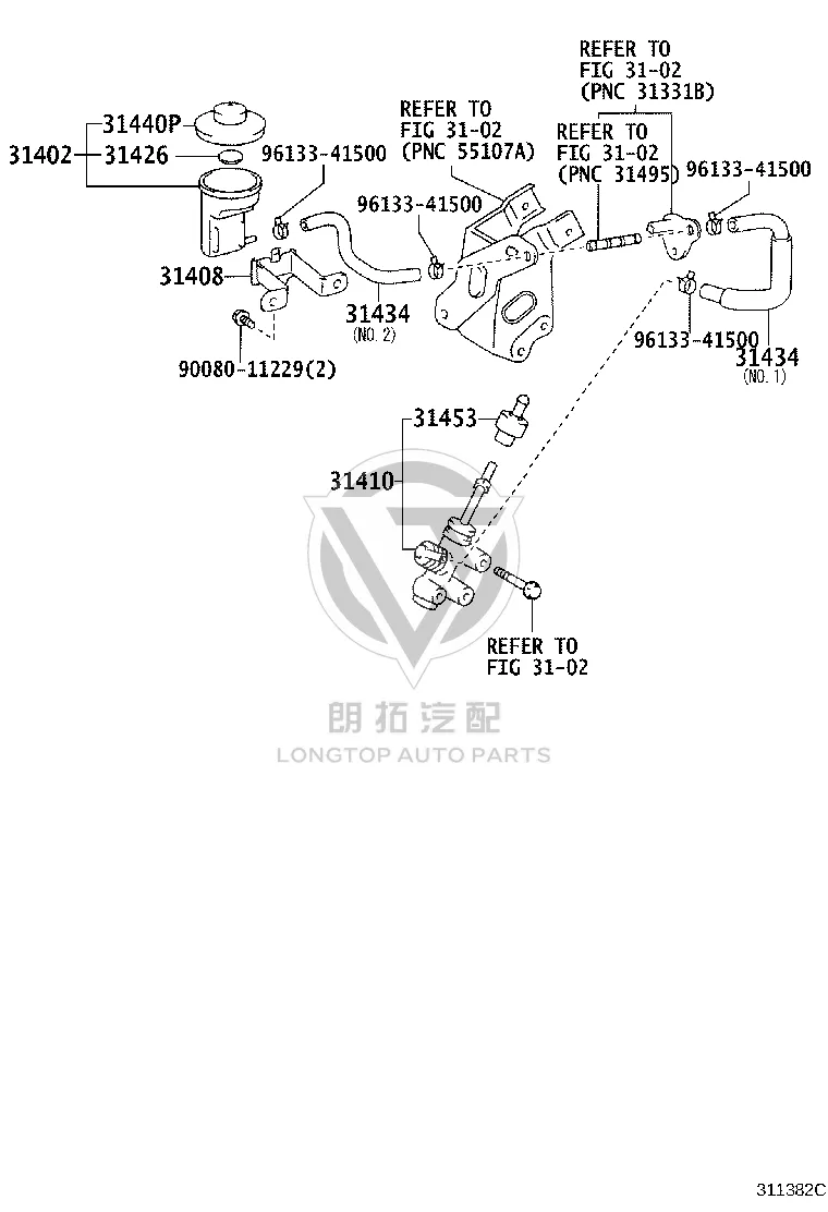 Clutch Master Pump 31420-60032 for Toyota Tacoma
