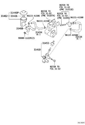 Clutch Master Pump 31420-60032 for Toyota Tacoma