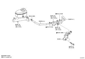 Clutch Master Pump 31420-60051 for Toyota Land Cruiser
