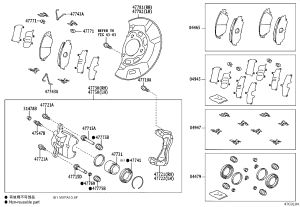 Bolt 90105-12208 for Toyota Alphard
