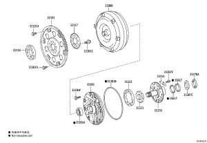 Flywheel 32101-26010 for Toyota Fortuner