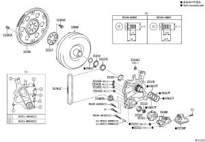 Flywheel 32101-48010 for Toyota Alphard