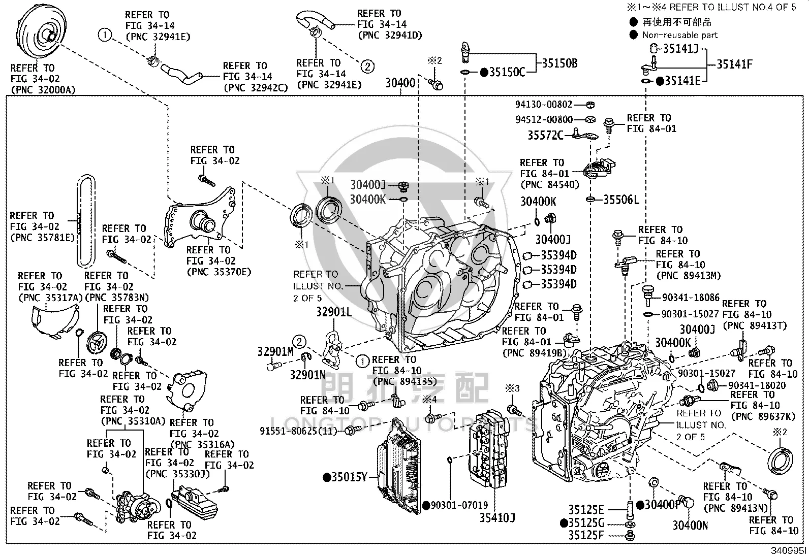 LongTopAuto Toyota Avalon CVT No-Reverse Fault and Engine Stalling: Two 2019 Cases 35410-K0010 transmission valve body parts diagram