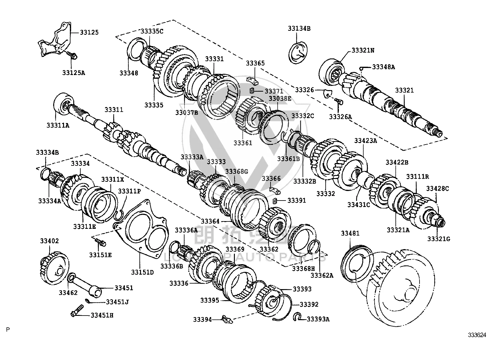 Nut 90179-C0001 for Toyota Corolla