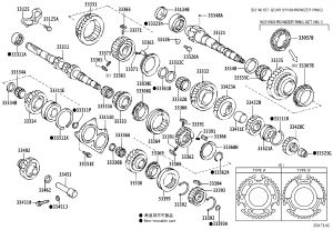 Retaining Ring 90520-64002 for Toyota Auris