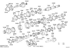 Intermediate Shaft Intermediate Bearing 90365-36002 for Toyota Land Cruiser