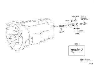 Speedometer Driven Gear Sub-Assembly 33482-39465 for Toyota Coaster