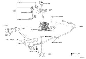 Transmission Shift Lever Handle 33504-60570 for Toyota Land Cruiser