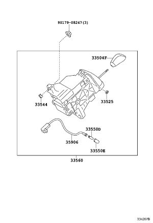 Shift Mechanism Support 33525-42010 for Toyota Camry
