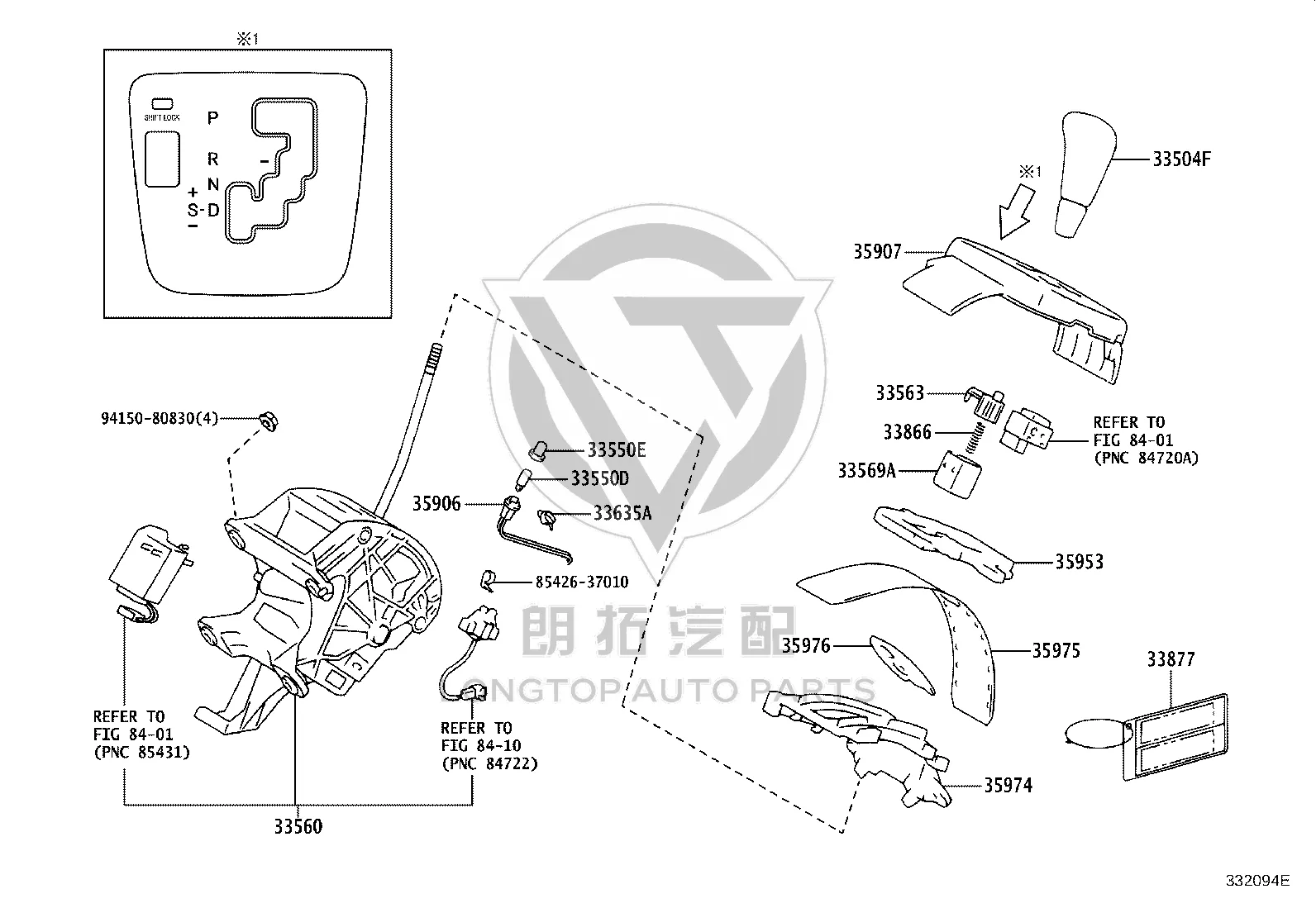 Indicator Wire Harness Sub-Assembly 35906-48020 for Toyota Harrier
