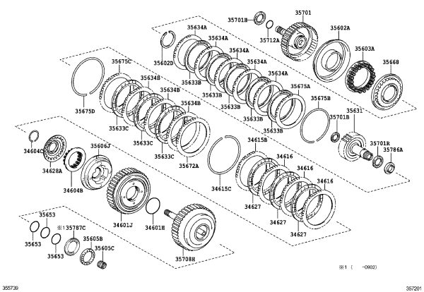 O-Ring 90301-56008 for Toyota ALPHARD