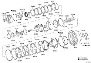 Overdrive Clutch Flange 35675-60100 for Toyota Mega Cruiser