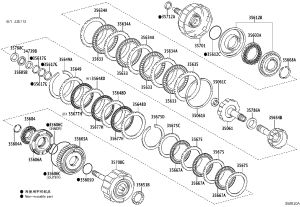 Transmission Input Shaft 35701-42020 for Toyota COROLLA