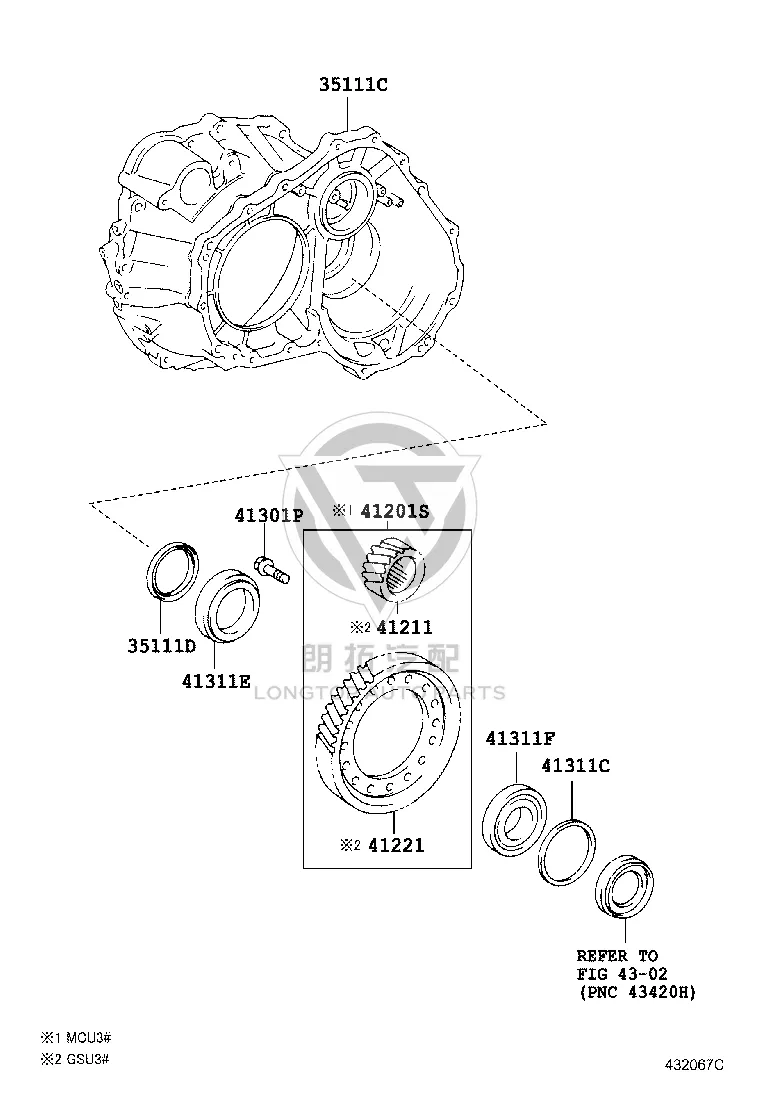 Front Half-Shaft Oil Seal 90311-62004 for Toyota Highlander