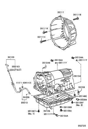 Transmission Oil Pan 35106-50030 for Toyota Celsior