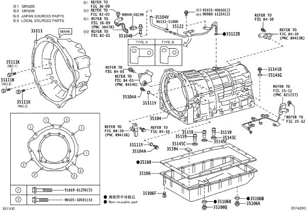 Vent Plug No.1 (ATM) 90930-03188 for Toyota 4RUNNER