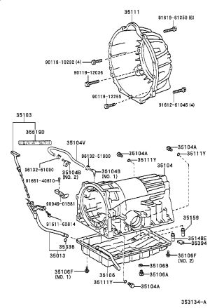 Front Transmission Case 35111-50020 for Toyota Crown