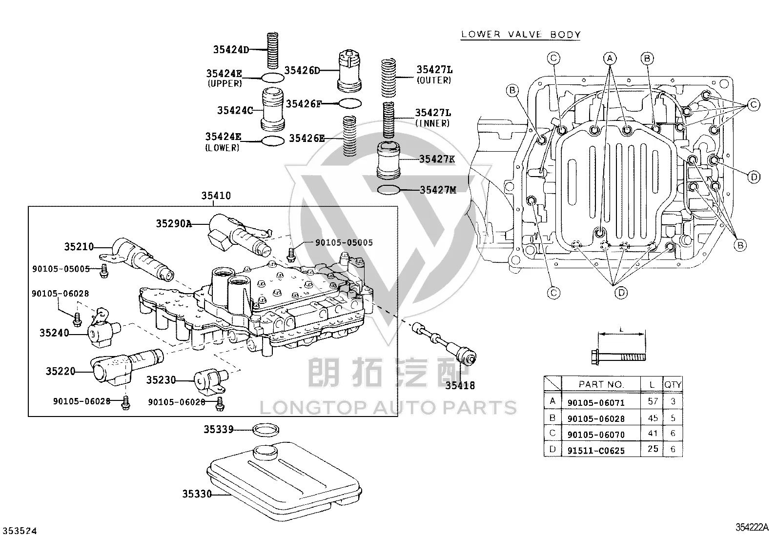 Solenoid Valve 35230-21010 for Toyota ALPHARD