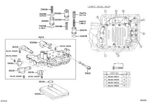 Solenoid valve (SL1) 35210-21010 for Toyota Alphard