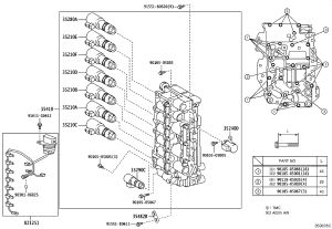 Transmission Valve Body 35410-33260 for Toyota Camry