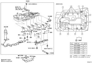 Solenoid Valve (SL4) 35220-33040 for Toyota Alphard