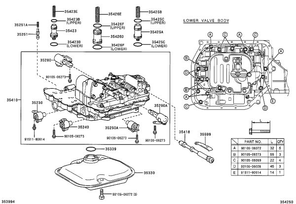 Transmission Solenoid 3 Assembly 35250-52010 for Toyota XA