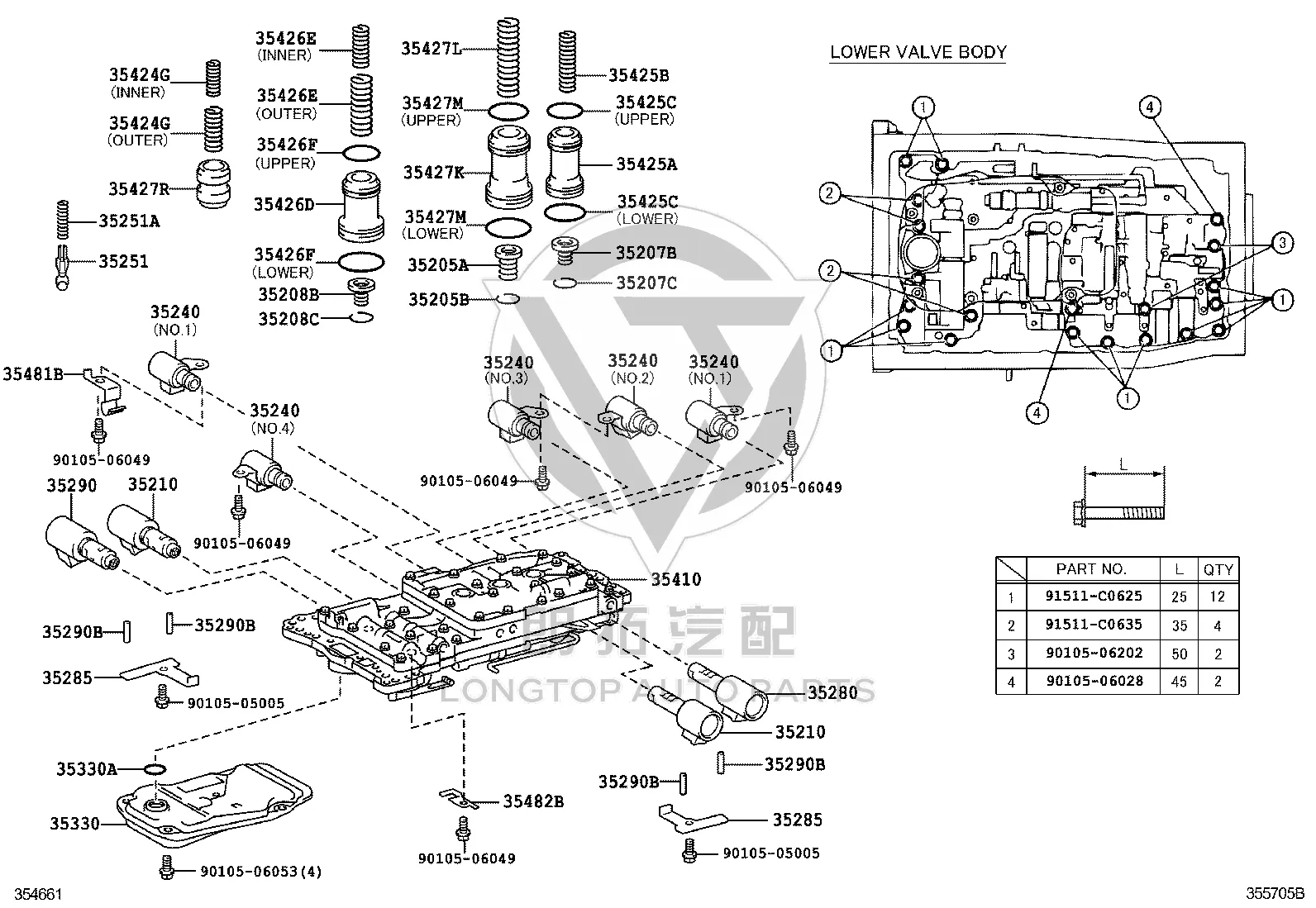 Transmission Filter 35330-50020 for Toyota Crown