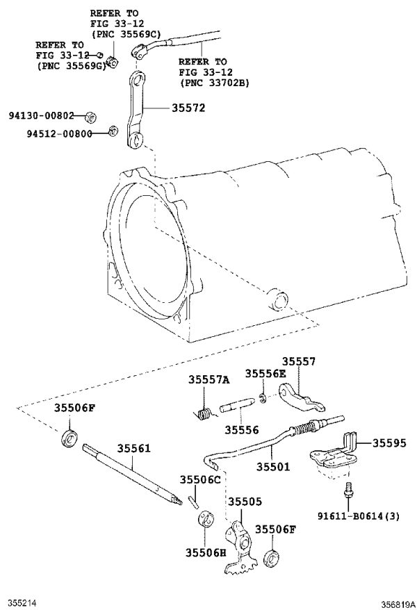 Parking Lock Pawl 35557-22030 for Toyota MARK X