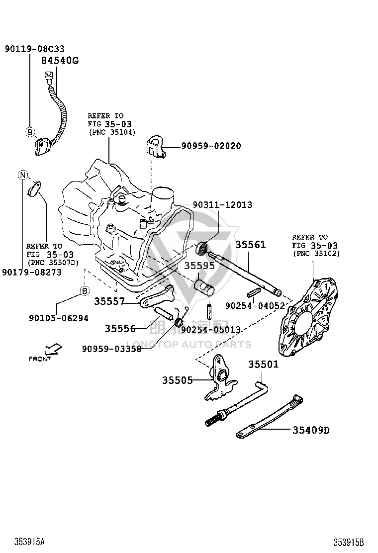 Bolt with Washer 90119-08C33 for Toyota Vios