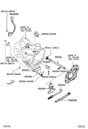 Bolt with Washer 90119-08C33 for Toyota Vios