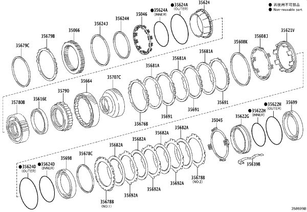 Rubber Ring 90301-99143 for Toyota 4RUNNER