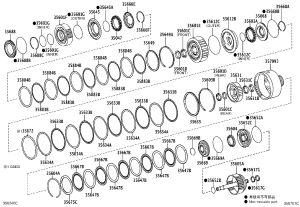 Retaining Ring 90520-72008 for Toyota Land Cruiser