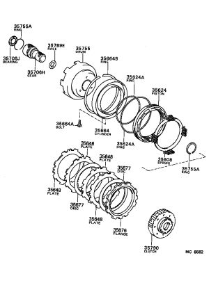 Clutch disc 35648-32010 for Toyota CELICA