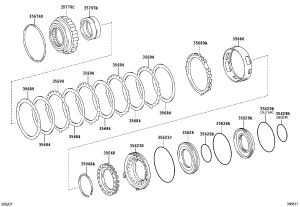 Brake disc No. 4 35684-22010 for Toyota MARK X