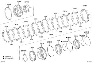No.4 Brake Flange 35689-60160 for Toyota 4RUNNER