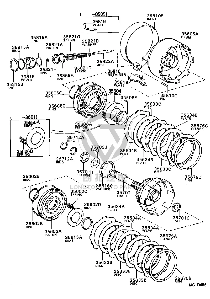 Thrust Bearing Race 35789-32040 for Toyota Celica