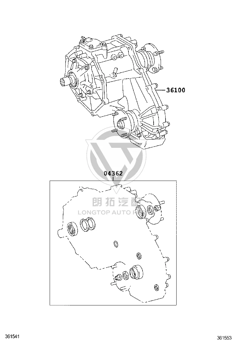 Differential 36100-6D401 for Toyota 4RUNNER