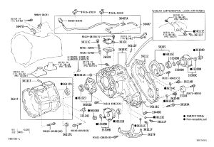 Transfer Case Housing Rear 36112-60170 for Toyota Land Cruiser Prado