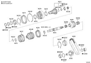 Shaft Snap Ring 90520-9128 for Toyota GX550