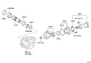 Transfer Gear Assembly 41201-52010 for Toyota C-HR