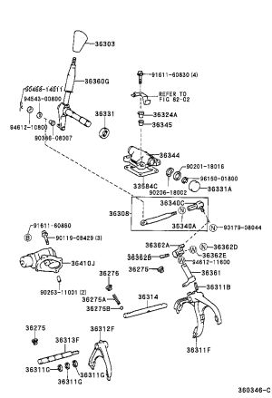 No. 2 Transfer Case Shift Lever Dust Cover 36331-60090 for Toyota Land Cruiser