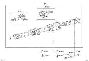 Driveshaft Assembly 37100-48030 for Toyota Highlander