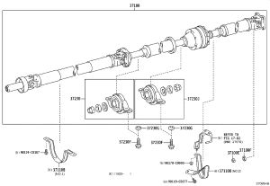 Drive Shaft Assembly 37100-48050 for Toyota Highlander