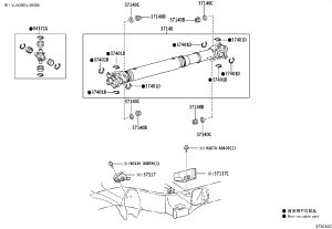 Propeller Shaft (Front) 37140-60550 for Toyota Land Cruiser