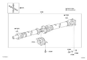 Toyota Drive Shaft Intermediate Bearing 37230-0K050 for Fortuner & Hilux