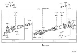 Driveshaft Center Bearing 37230-30170 for Toyota ARISTO